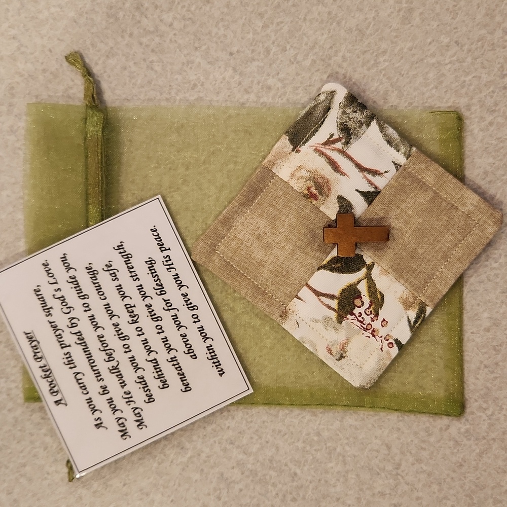 Pocket Prayer Square, Handmade